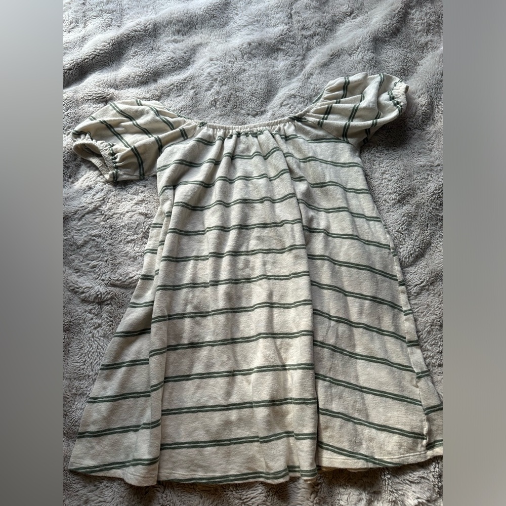 American Eagle Striped Babydoll Tunic Cotton Dress Size Small